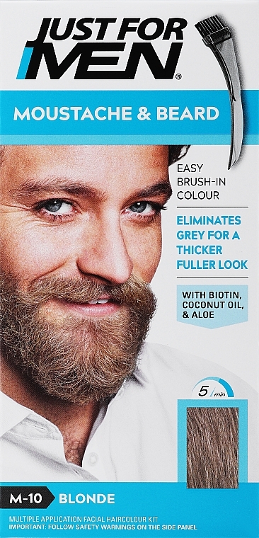 Żel koloryzujący do wąsów i brody - Just For Men Moustache & Beard — Zdjęcie N1