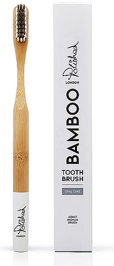 Bambusowa szczoteczka do zębów - Polished London Bamboo Toothbrush — Zdjęcie N1