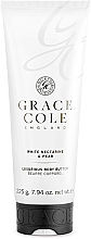 Masło do ciała - Grace Cole White Nectarine And Pear Body Butter — Zdjęcie N1