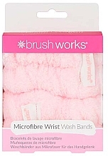 Bransoletki z mikrofibry na nadgarstek, 2 szt. - Brushworks Microfibre Wrist Wash Bands — Zdjęcie N1