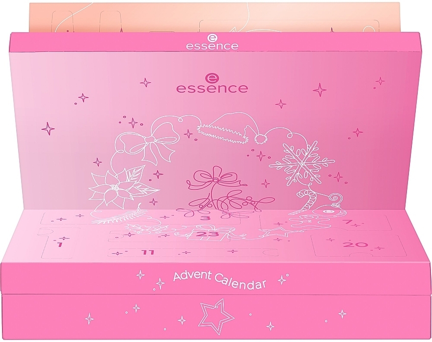 Kalendarz adwentowy, 24 produkty - Essence Make My Heart Sparkle Advent Calendar — Zdjęcie N4