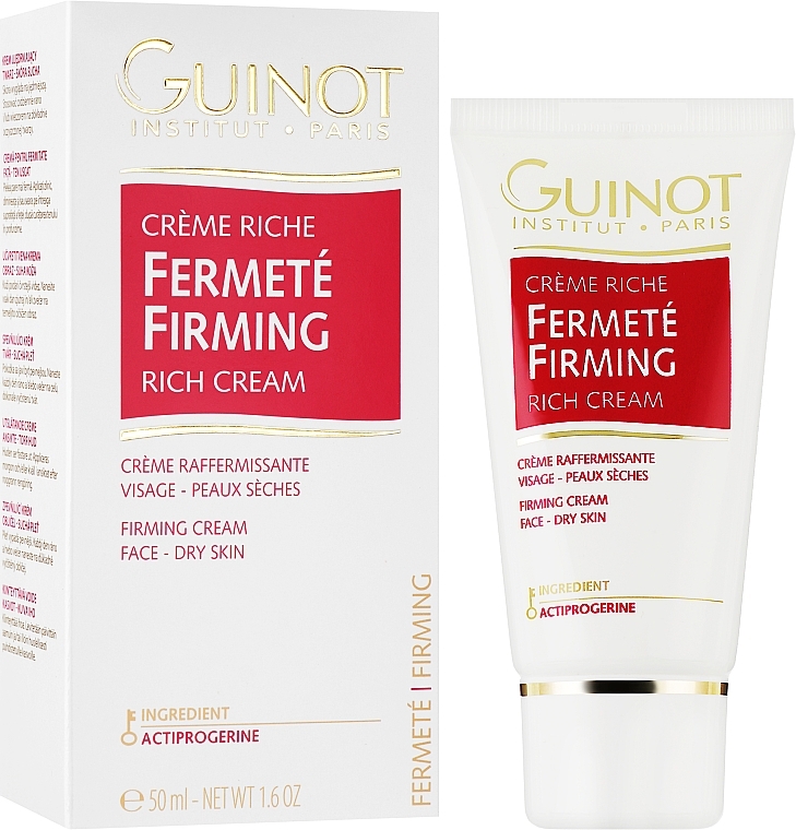 Ujędrniający krem do cery suchej i odwodnionej - Guinot Creme Riche Fermete Lift — Zdjęcie N2