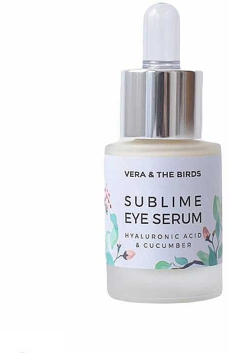 Serum do okolic oczu z kwasem hialuronowym i ekstraktem z ogórka - Vera & The Birds Sublime Eye Serum — Zdjęcie N1