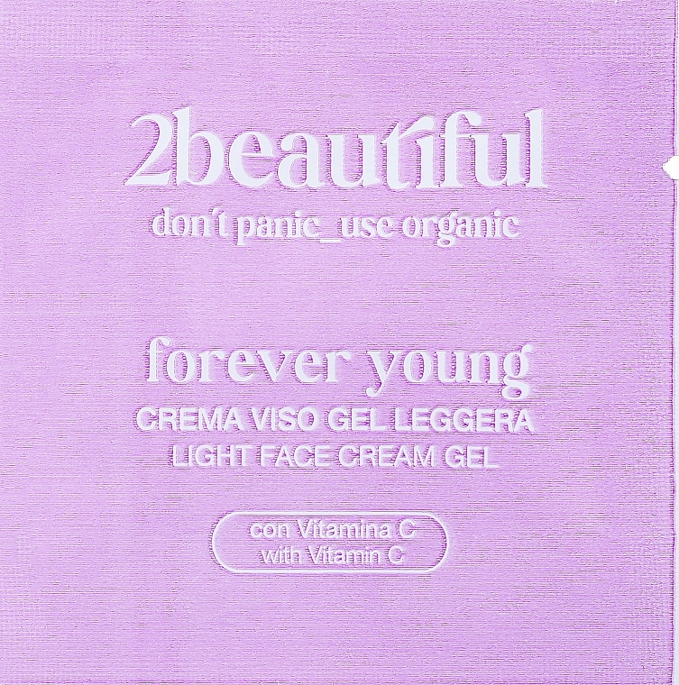 PREZENT! Lekki krem-żel do twarzy - 2beautiful Forever Young Light Face Cream Gel — Zdjęcie N1
