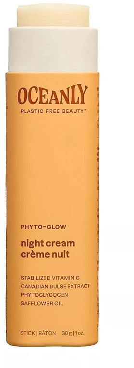 Krem-sztyft z witaminą C na noc do twarzy - Attitude Phyto-Glow Oceanly Night Cream — Zdjęcie N2