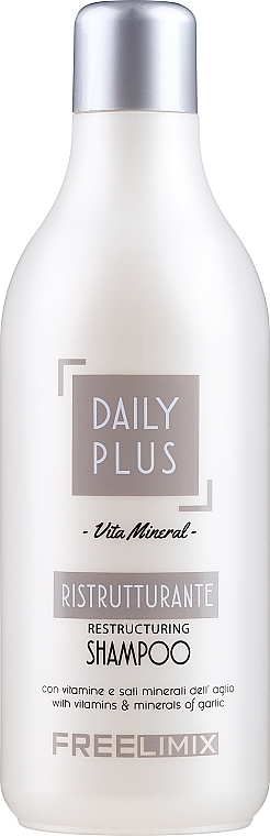 Regenerujący szampon z witaminami i minerałami do włosów farbowanych - Freelimix Daily Plus Vita Mineral Shampoo — Zdjęcie N1