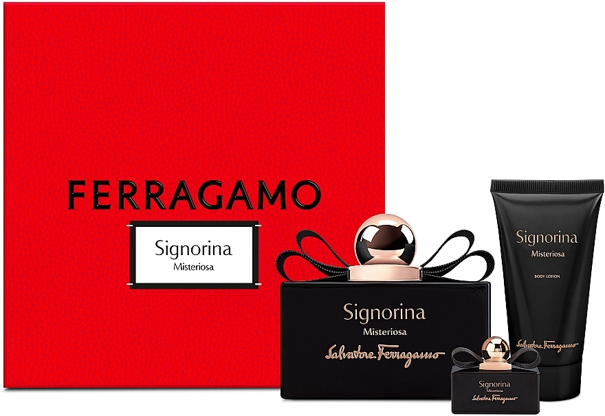 Salvatore Ferragamo Signorina Misteriosa - Zestaw (edp/100ml + b/l/50ml + mini/5ml) — Zdjęcie N1