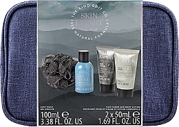 Kup Zestaw - The Kind Edit Co Skin Expert Travellers Bag (b/wash/100ml + f/wash/50ml + b/lot/50ml + sponge + bag)