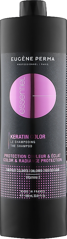 Szampon z keratyną do włosów farbowanych - Eugene Perma Essentiel Keratin Color Shampoo — Zdjęcie N3