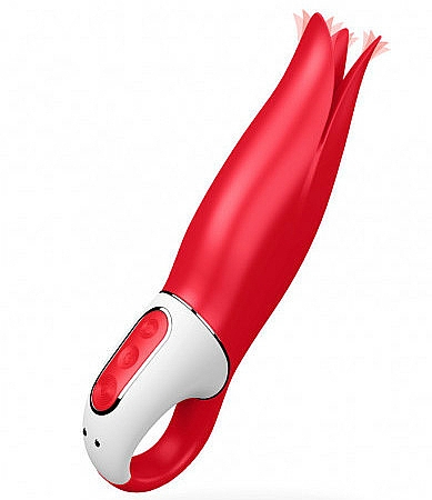 Wibrator, czerwony - Satisfyer Vibes Power Flower Vibrator