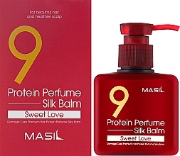 Białkowy balsam do włosów - Masil 9 Protein Perfume Silk Balm Sweet Love — Zdjęcie N2