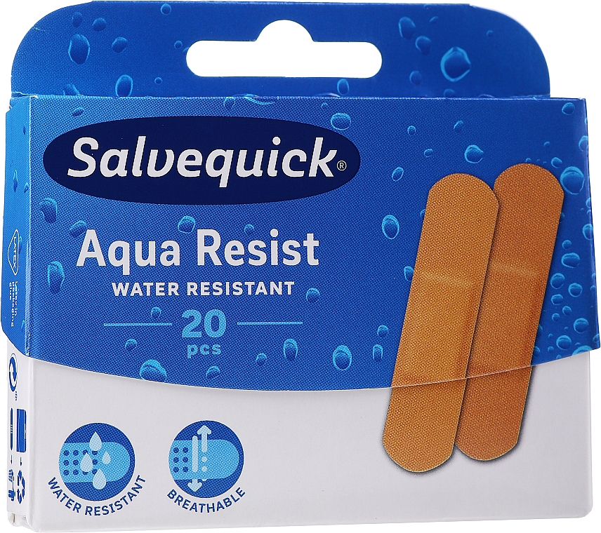 Wodoodporne plastry - Salvequick Aqua Resist — Zdjęcie N1