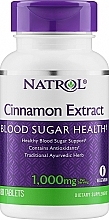 Ekstrakt z cynamonu w tabletkach - Natrol Cinnamon Extract  — Zdjęcie N1