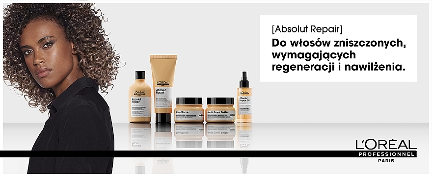 PRZECENA! Naprawczy szampon do włosów zniszczonych z komosą i proteinami - L'Oreal Professionnel Serie Expert Absolut Repair Gold Quinoa + Protein Shampoo * — Zdjęcie N6