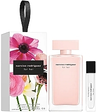 Narciso Rodriguez For Her - Zestaw (edp 100 ml + edp 10 ml) — Zdjęcie N1