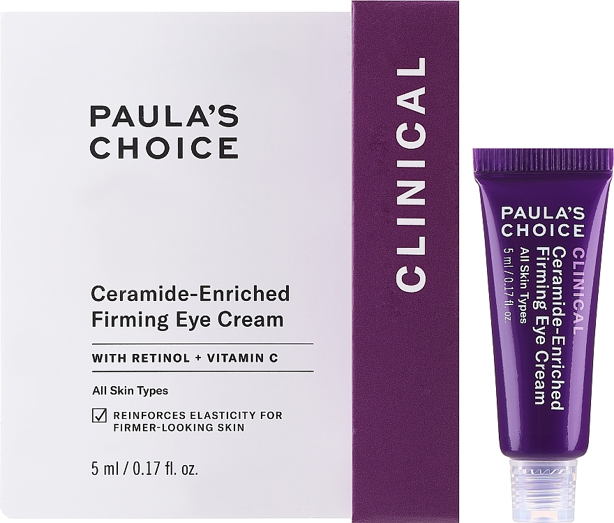 Krem pod oczy z ceramidami - Paula's Choice Clinical Ceramide-Enriched Firming Eye Cream Travel Size — Zdjęcie N1