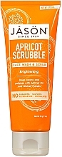 Morelowy peeling do ciała - Jason Apricot Scrubble Facial Wash & Scrub — Zdjęcie N1