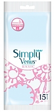 Kup Jednorazowe maszynki do golenia, 15 sztuk - Gillette Simply Venus 3 Basic