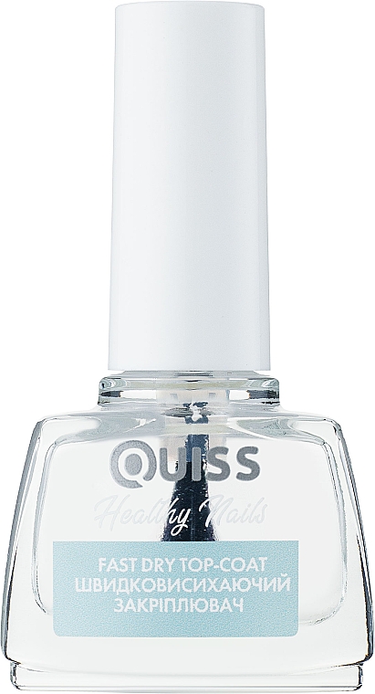 Szybkoschnący top coat - Quiss Healthy Nails №7 Fast Dry Top Coat — Zdjęcie N1