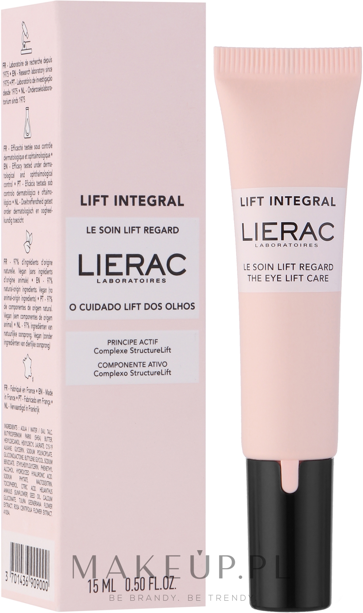 Krem do skóry wokół oczu - Lierac Lift Integral The Eye Lift Care — Zdjęcie 15 ml