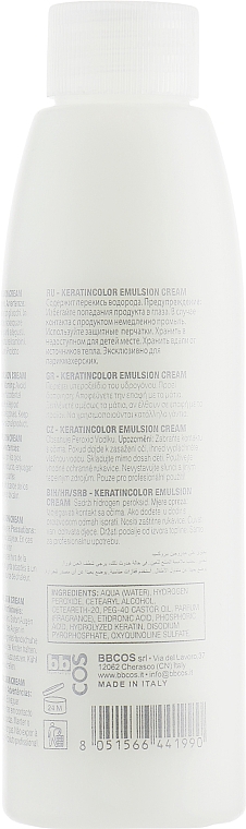 Krem-emulsja 1,5% - BBcos Keratin Color Emulsion Cream — Zdjęcie N2