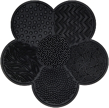 Kup Środek do czyszczenia pędzli Kwiatek, czarny - Make Up Store Silicone Brush Cleaner Black Flower