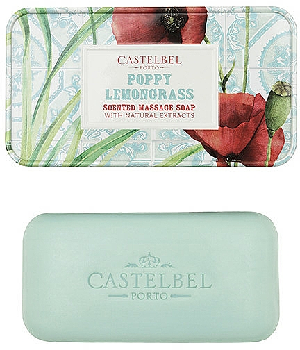 Mydło w kostce - Castelbel Smoothies Poppy Lemongrass Soap — Zdjęcie N1