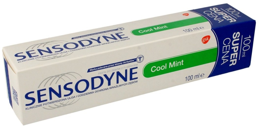 Miętowa pasta do wrażliwych zębów - Sensodyne Cool Mint Toothpaste — Zdjęcie N1