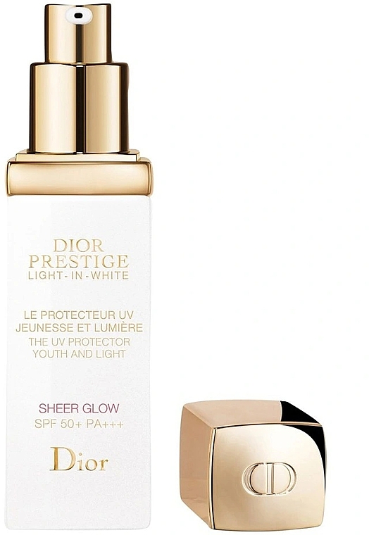Produkt chroniący blask i młodość skóry - Dior Prestige Light-In-White Sheer Glow SPF 50+ PA+++ — Zdjęcie N1