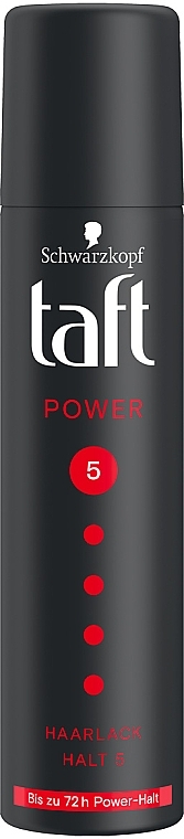Lakier do włosów z kofeiną - Taft Power Hair Lacquer 72H — Zdjęcie N1