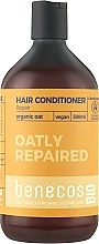 Odżywka do włosów - Benecos Regenerating Organic Oats Conditioner — Zdjęcie N1