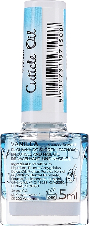 Oliwka do skórek Wanilia - Claresa Vanilla Cuticle Oil  — Zdjęcie N4