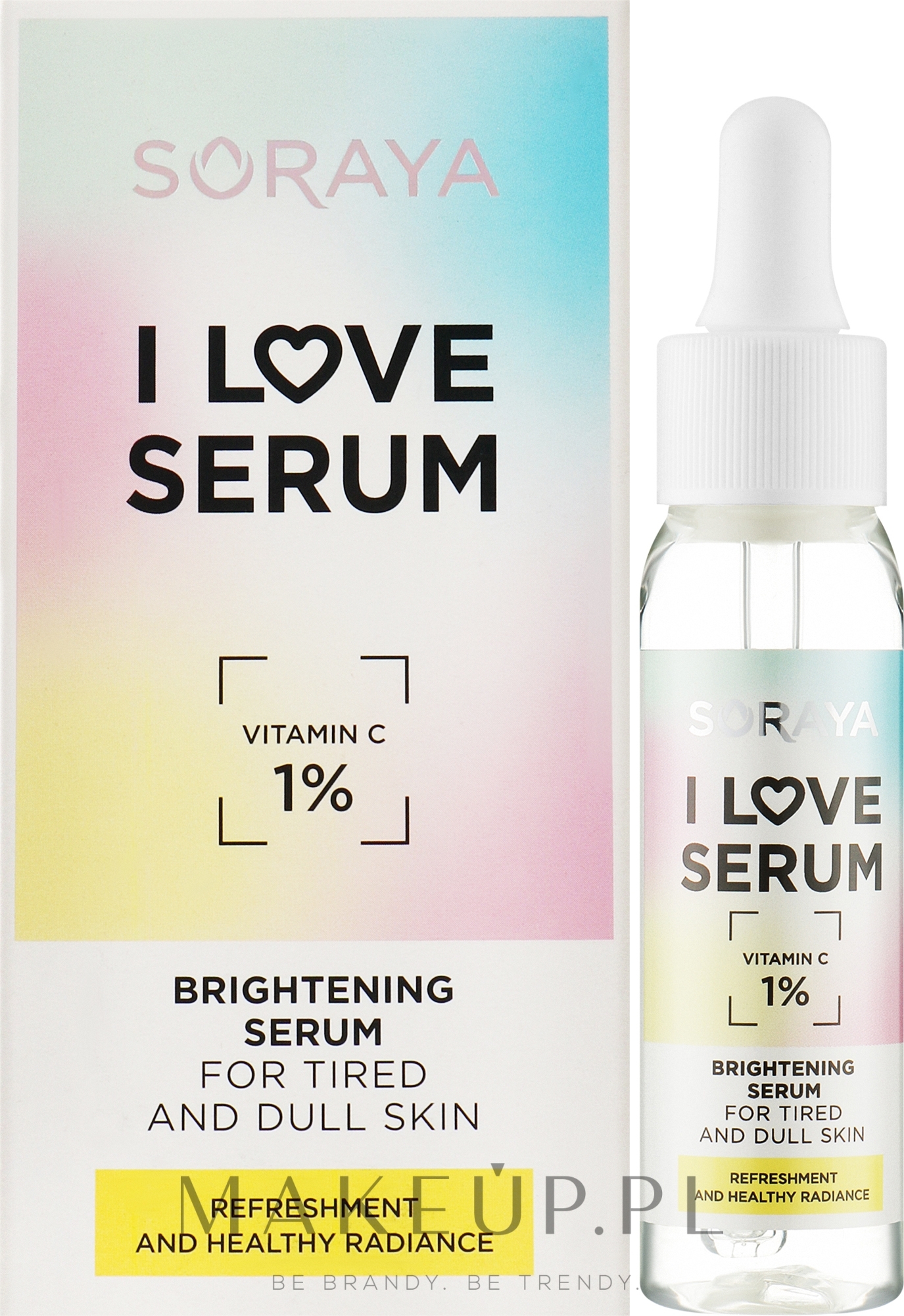Rozjaśniające serum do cery zmęczonej i pozbawionej blasku - Soraya I Love Serum — Zdjęcie 30 ml