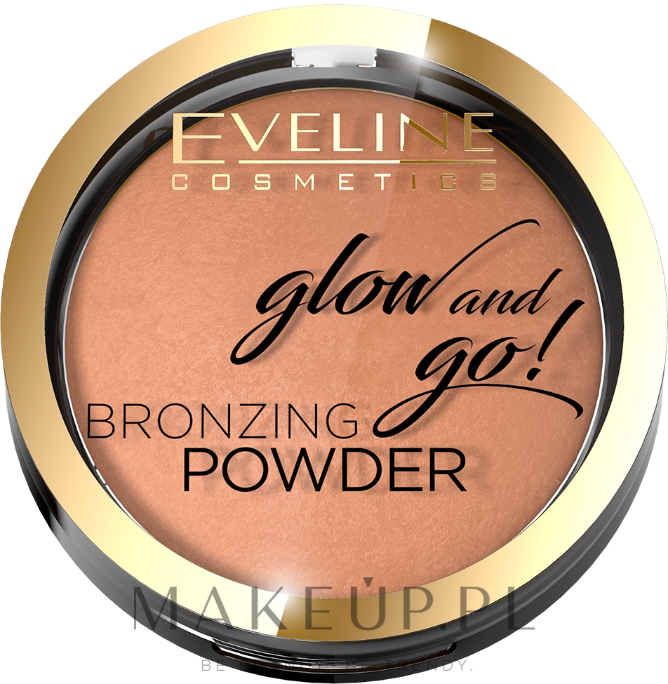 Wypiekany puder brązujący - Eveline Cosmetics Glow and Go! — Zdjęcie 02 - Jamaica Bay