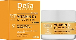 Krem przeciwzmarszczkowo-normalizujący z witaminą D3 - Delia Vitamin D3 Precursor Day Cream — Zdjęcie N2