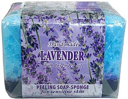 Kup Mydło-peeling, Lawenda - Aroma Essence Peeling Soap-Sponge “Lavender”