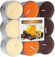 Kup Podgrzewacze zapachowe Czekolada i pomarańcza, 18 sztuk - Bispol Chocolate Orange Scented Candles