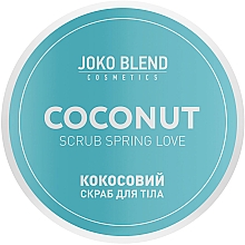 Kokosowy scrub do ciała - Joko Blend Spring Love Coconut Scrub — Zdjęcie N4