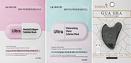 Zestaw - Glamfox Beauty Gift Box (mask/2x25ml + massager/1pc) — Zdjęcie N2