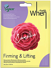 Kup Ujędrniająco-liftingująca maseczka do twarzy - When Simply Vegan Camellia Firming & Lifting Mask
