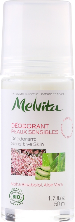 Dezodorant do skóry wrażliwej - Melvita Body Care Deodorant Sensetive Skin — Zdjęcie N1