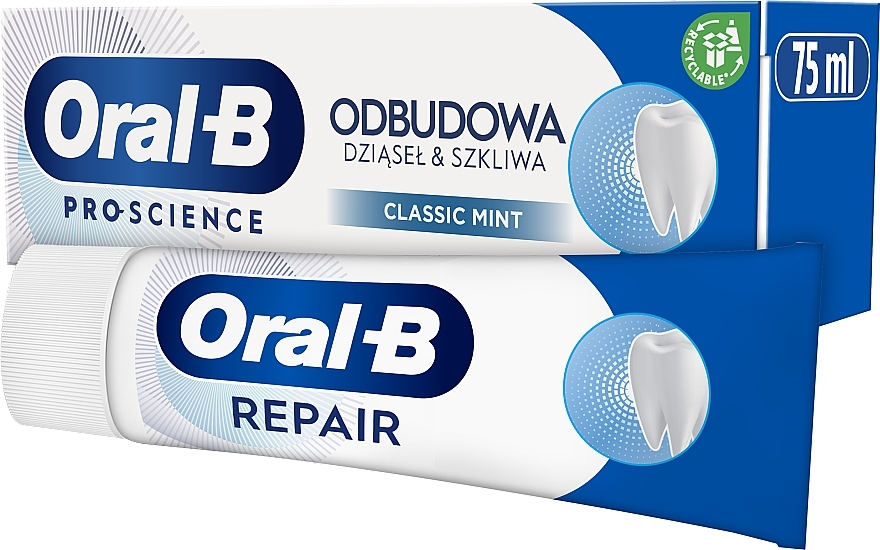 Pasta do zębów - Oral-B Pro-Science Gum & Enamel Repair Classic Mint — Zdjęcie N2