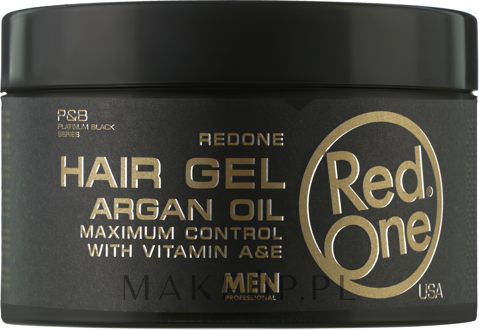 Ultramocny żel do włosów z olejkiem arganowym - Red One Hair Gel Argan Oil — Zdjęcie 450 ml