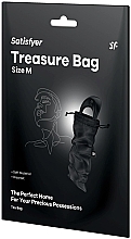 Torba do przechowywania zabawek erotycznych, czarna, Size M - Satisfyer Treasure Bag Black — Zdjęcie N1