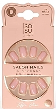 Zestaw sztucznych paznokci - Sosu by SJ Salon Nails In Seconds Toffee Bliss — Zdjęcie N1