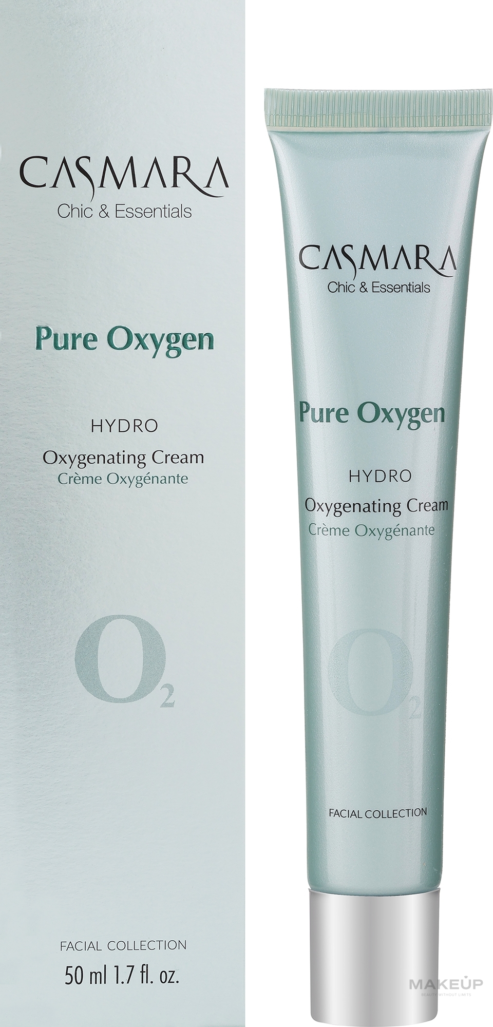 Nawilżający krem do twarzy - Casmara Pure Oxygen Hydro Oxygenating Cream O2 — Zdjęcie 50 ml