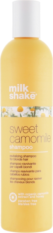 Szampon do cienkich i jasnych włosów z wyciągiem z rumianku - Milk Shake Sweet Camomile Shampoo