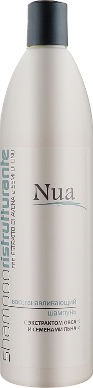 Regenerujący szampon z wyciągiem z owsa i nasion lnu - Nua Shampoo Ristrutturante — Zdjęcie N3
