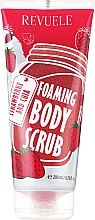 Piankowy peeling do ciała Truskawka i nasiona chia - Revuele Foaming Body Scrub Strawberry and Chia — Zdjęcie N1