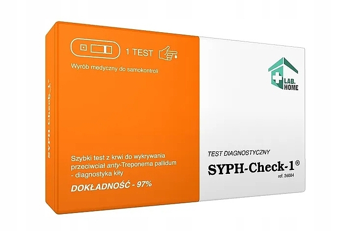 Test diagnostyczny na kiłę - Lab.Home Syph-Check-1 — Zdjęcie N1